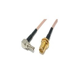 Cable Adaptador Rp Sma Macho a Crc9 Para Modem 3G 15cm